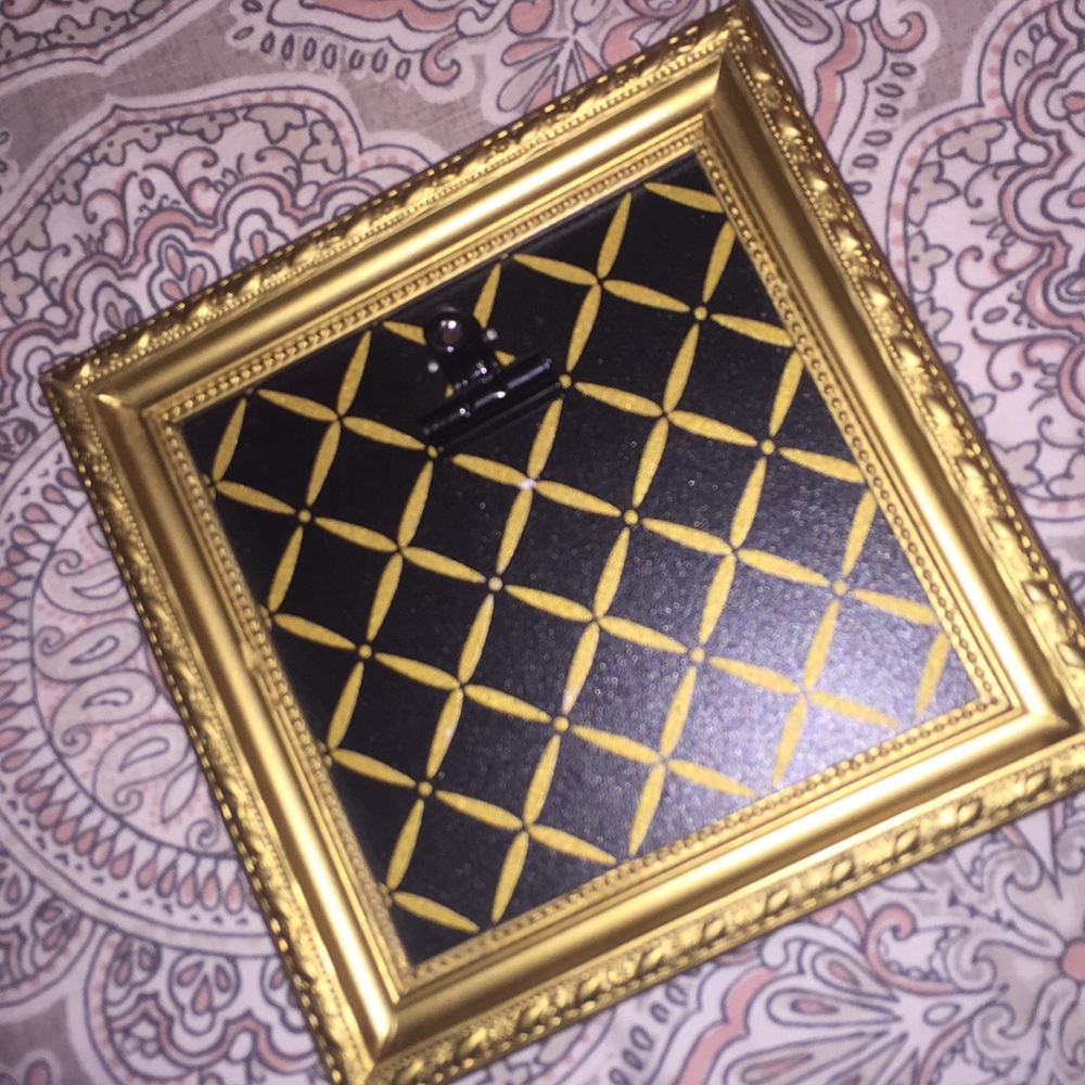 Gold picture frame